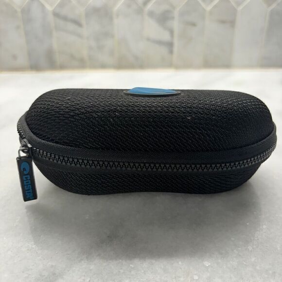 Costa Del Mar Textured Zipper Soft Lined Eyeglass Sunglasses Case Black OS - Picture 2 of 7